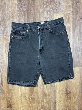Levi's Black Denim Jean Shorts - 5-Pocket